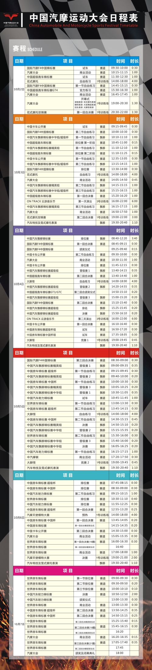 看頂級(jí)車手賽車、聽華晨宇唱歌、玩轉(zhuǎn)汽摩現(xiàn)場(chǎng)… 2018汽摩大會(huì)最強(qiáng)攻略出爐啦！(圖1)