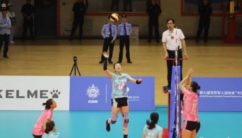 軍運(yùn)會女子排球測試賽舉行，8天后迎來正式比賽(圖3)
