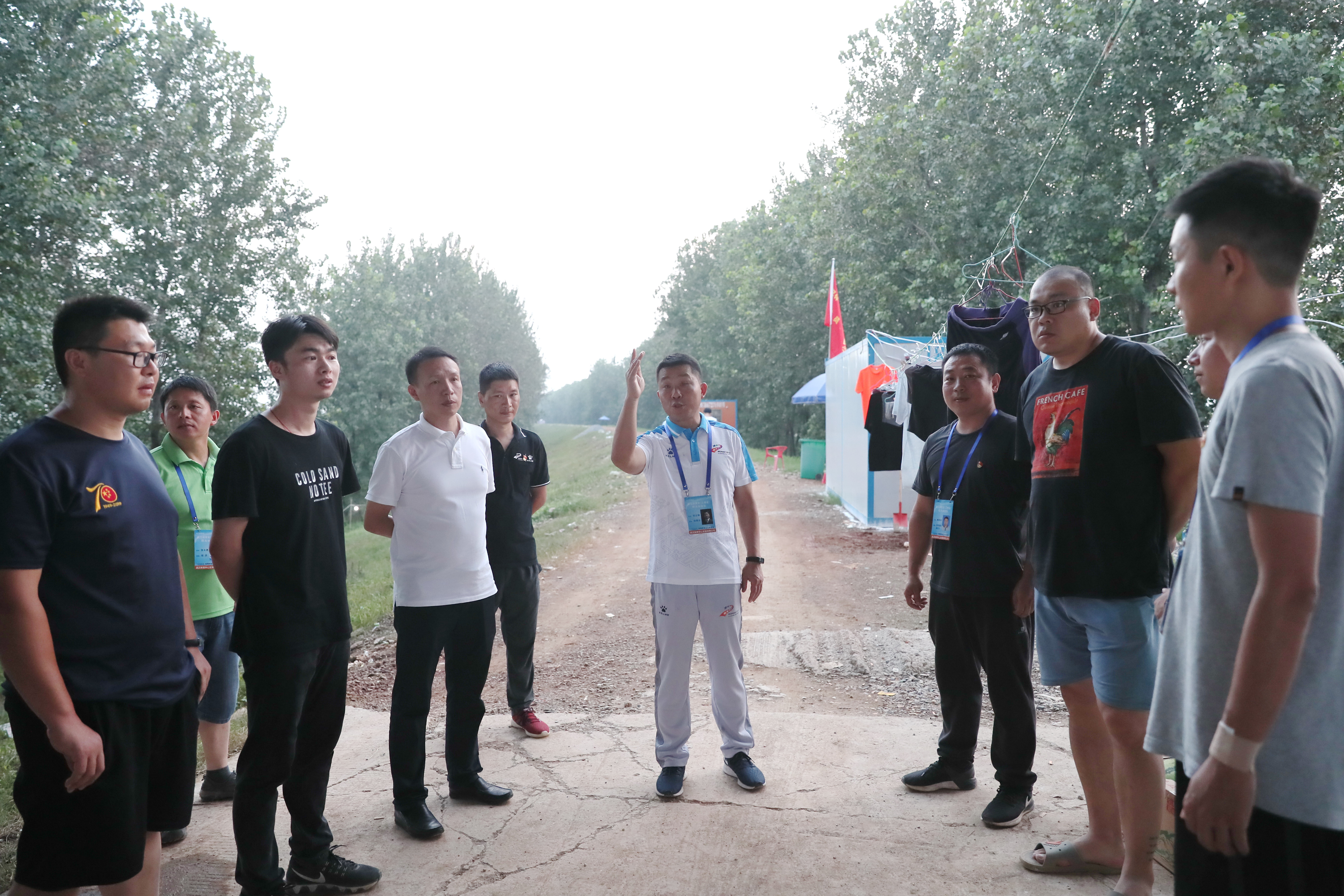 新聞特寫：不忘汛情，夜上堤防(圖11)
